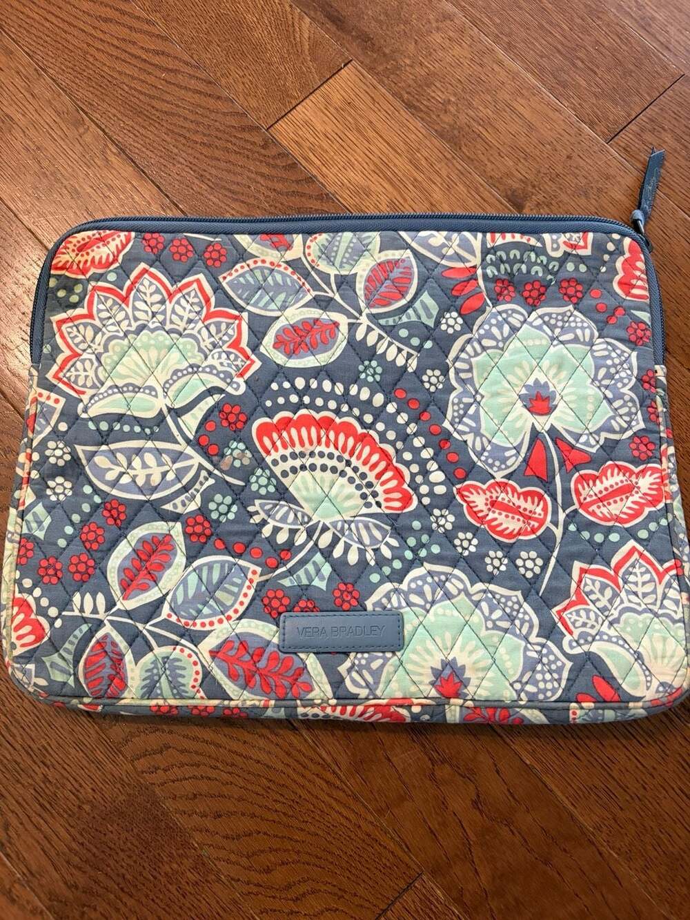 Vera Bradley Nomadic Floral Quilted Laptop Tablet Sleeve Case